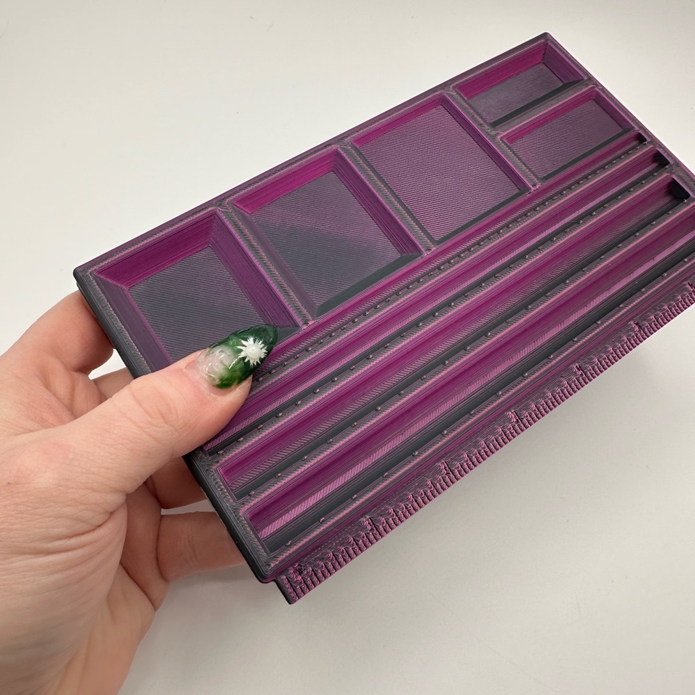 Elegant Purple Jewelry/Bead Organizer - Picture 4 of 7
